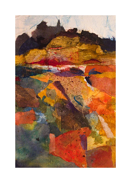 Field of Color, painted collage